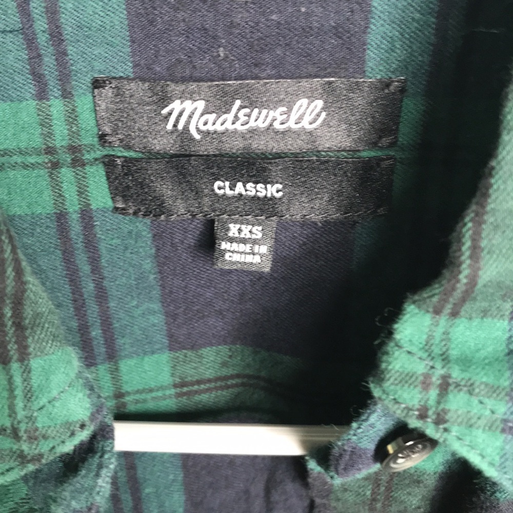 Madewell Oversized Boyfriend Flannel Shirt - Picture 4 of 4
